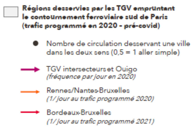 regions desservies